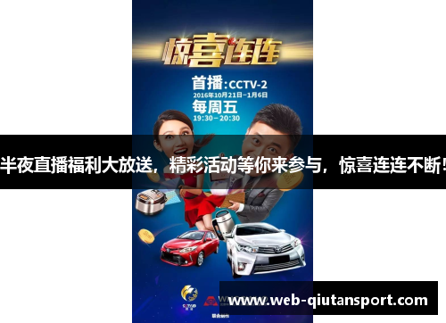 半夜直播福利大放送，精彩活动等你来参与，惊喜连连不断！